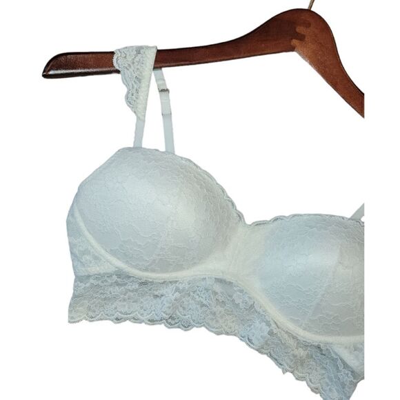 Gilly Hicks Hollister Sydney White Lace Bralette L - Picture 3 of 9